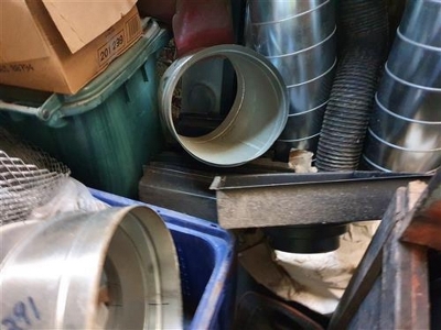 Qty of Ducting Pipe and Parts - 8