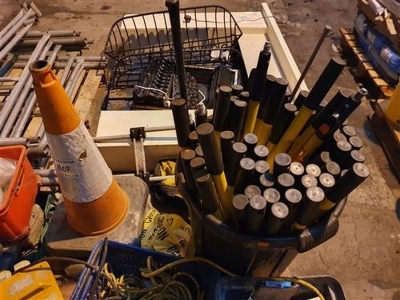 Qty of Eletrical Equipment, Water Pipe Junctions, Rope, Extension Poles Etc - 3