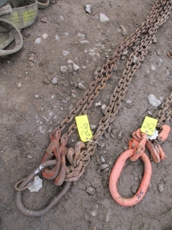 10m 4.25 Ton 2 Leg Lifting Chain c/w Shorteners