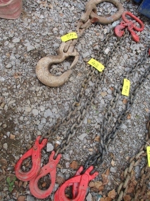 1m 7.5 Ton 2 Leg Lifting Chain c/w Shorteners