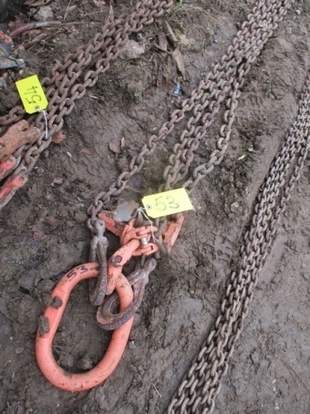 6m 5.6 Ton 2 Leg Lifting Chain c/w Shorteners