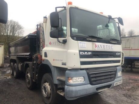 2007 DAF CF85 360 8x4 Grab Loader