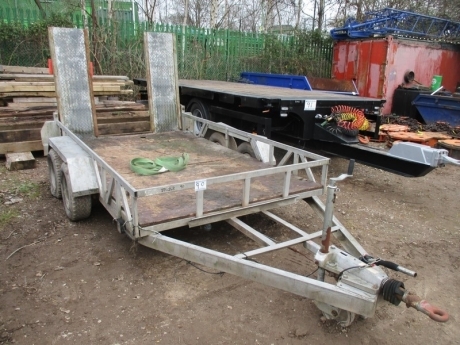 Indespension Tandem Axle Drawbar Plant Trailer