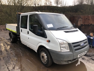 2012 Ford Transit Crew Cab Dropside Tipper