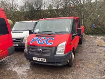 2012 (62) Ford Transit Crew Cab Dropside Tipper