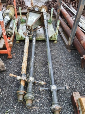 3 x Cast Iron Lamp Posts