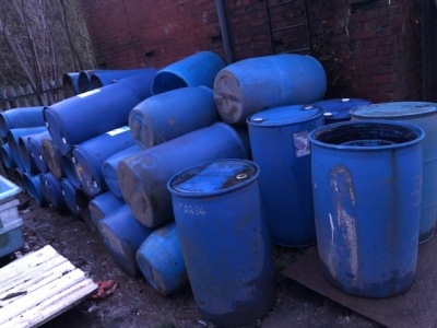 Qty of Plastic Barrels