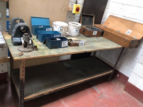 Qty of Engineers Tools & Work Bench