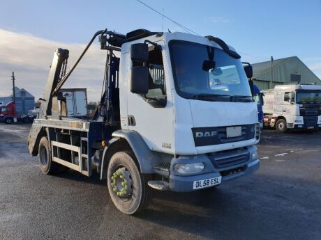 2008 DAF LF55 220 4x2 Skip Loader