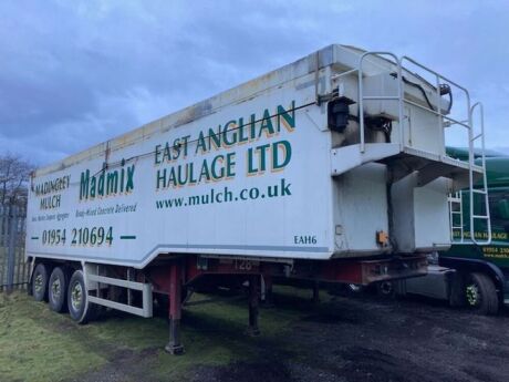 2011 Weightlifter Triaxle Plank Side Tipping Trailer