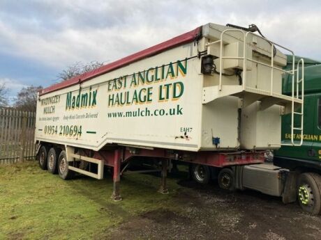 2012 Weightlifter Triaxle Plank Side Tipping Trailer