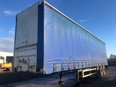 2001 M+G Triaxle Curtainside Trailer - 2