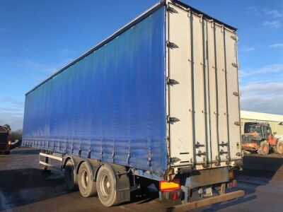 2001 M+G Triaxle Curtainside Trailer - 3