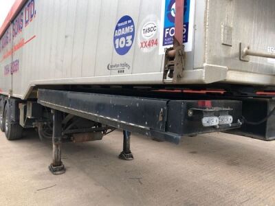 2009 Weightlifter Triaxle Plank Sided 64yrd³ Tipping Blowing Trailer - 15