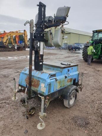 2011 Ritelight Single Axle Drawbar Lighting Tower