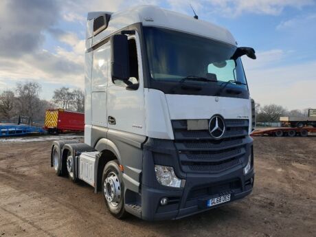 2018 Mercedes Actros 2545 6x2 Midlift Tractor Unit