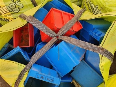Qty of Plastic Storage Bins  - 2
