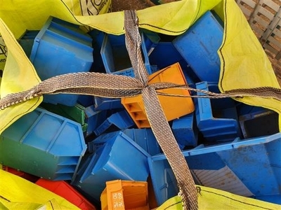 Qty of Plastic Storage Bins  - 2