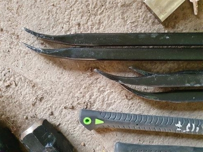 5 x Large Crow Bars - 2