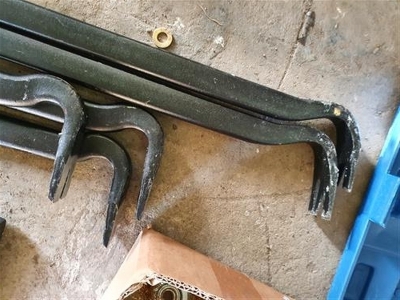 5 x Large Crow Bars - 3