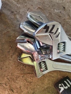 5 x 12 Adjustable Spanners - 2