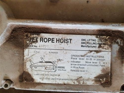 4800Kg Rope Hoist - 3