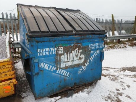 Front Loader Covered Skip