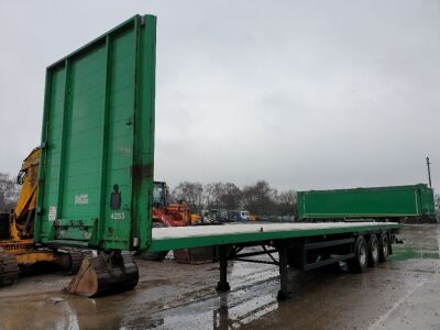 1999 Burg BPO 13.6m Triaxle Flat Trailer - 2