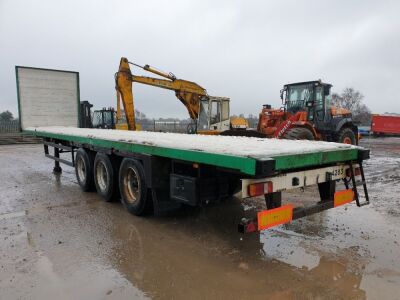 1999 Burg BPO 13.6m Triaxle Flat Trailer - 3