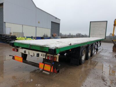 1999 Burg BPO 13.6m Triaxle Flat Trailer - 4