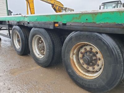 1999 Burg BPO 13.6m Triaxle Flat Trailer - 6