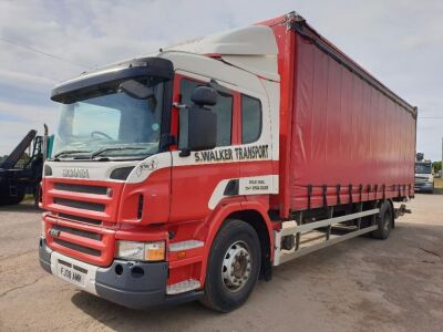 2008 Scania P230 4x2 Curtainside Rigid