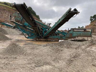 2005 Powerscreen 2100 Tracked Finger Screen - 2