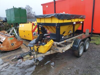 2011 Snow-Ex Tandem Axle Trailer Mounted Grit Spreader - 2