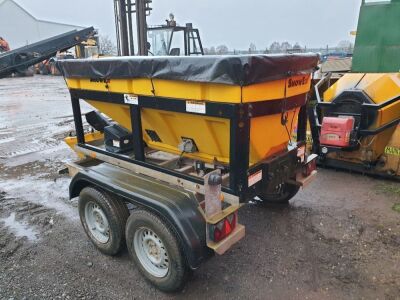 2011 Snow-Ex Tandem Axle Trailer Mounted Grit Spreader - 3