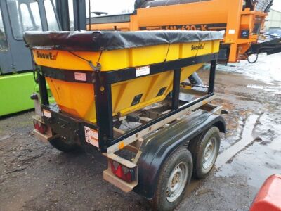 2011 Snow-Ex Tandem Axle Trailer Mounted Grit Spreader - 4