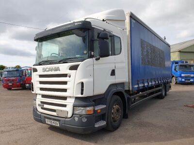 2009 Scania P230 4x2 Curtainside Rigid