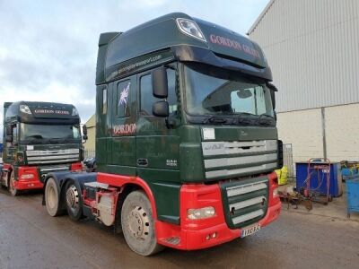 2010 DAF XF105 460 Super Space 6x2 Midlift Tractor Unit