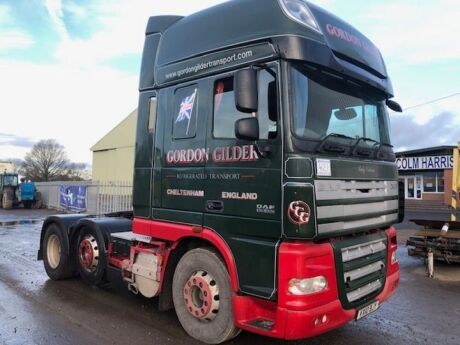 2010 DAF XF105 460 Super Space 6x2 Midlift Tractor Unit