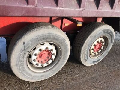 2005 Weightlifter Triaxle Bulk Alloy Steel Lined Scrap Spec Tipping Trailer - 9