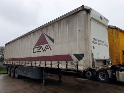 2003 Cartwright Triaxle Curtainside Trailer - 2