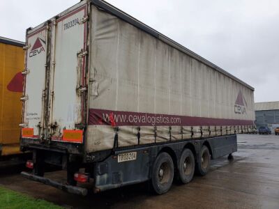 2003 Cartwright Triaxle Curtainside Trailer - 3