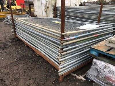 Qty of Temporary Fence Panels - 2