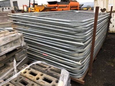 Qty of Temporary Fence Panels - 4