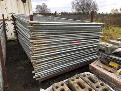 Qty of Temporary Fence Panels - 3