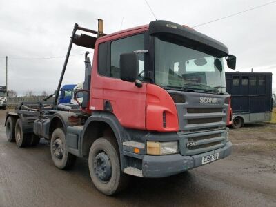 2006 Scania P340 8x4 Hook Loader