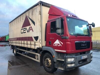 2014 MAN TGM 18 250 4x2 Curtainside Rigid