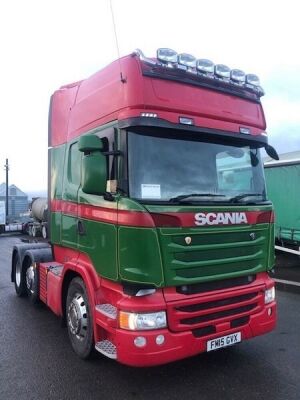 2015 Scania R490 Topline 6x2 Tractor Unit - 4