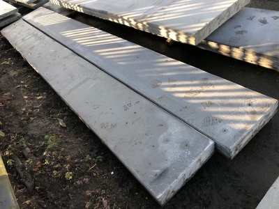 2 of Concrete Panels, 6220 x 660 x 140 mm, 5970 x 600 x 140 mm - 2