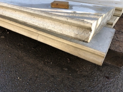 2 of Concrete Panels, 4460 x 600 x 490 mm, 4570 x 500 x 190 mm - 3